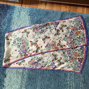 Oscar de la Renta Vintage Silk Scarf